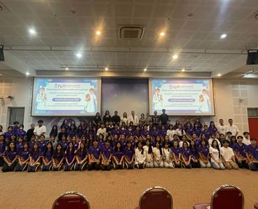 โครงการส่งเสริมอัตลักษณ์นิสิตคณะพยาบาลศาสตร์ กิจกรรมที่ 3 “การสร้างเสริมบุคลิกภาพและคุณธรรมจริยธรรมนิสิตพยาบาลศาสตร์”